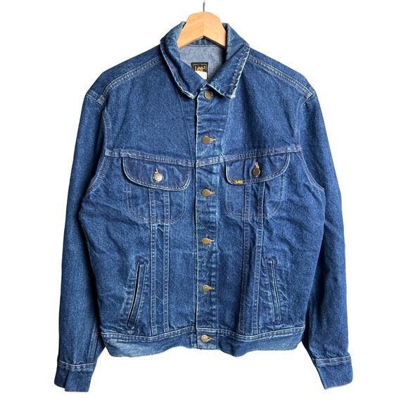 Vintage Lee Riders Denim jacket 80s-90s Made In USA Large - Picture 1 of 6